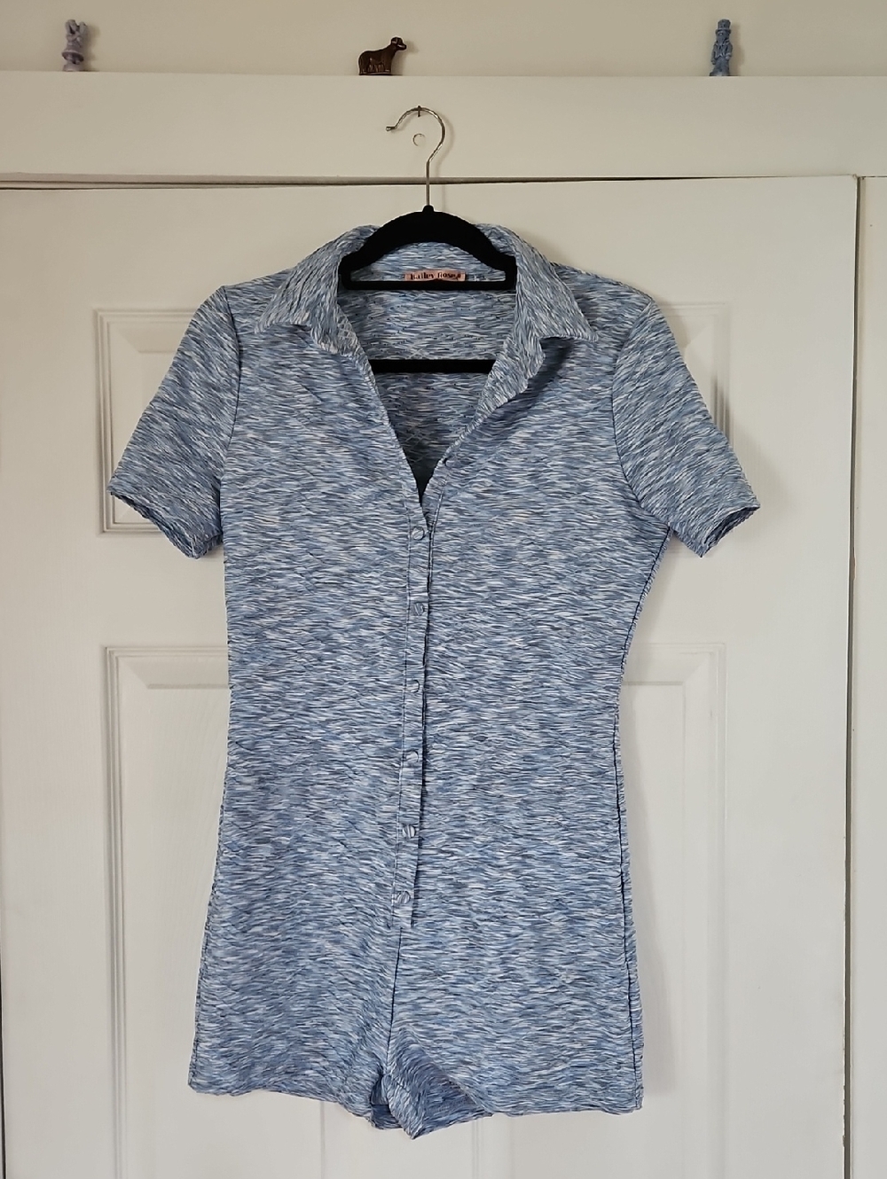 Bailey Rose🌹 Light Blue  Romper L - Picture 2 of 5